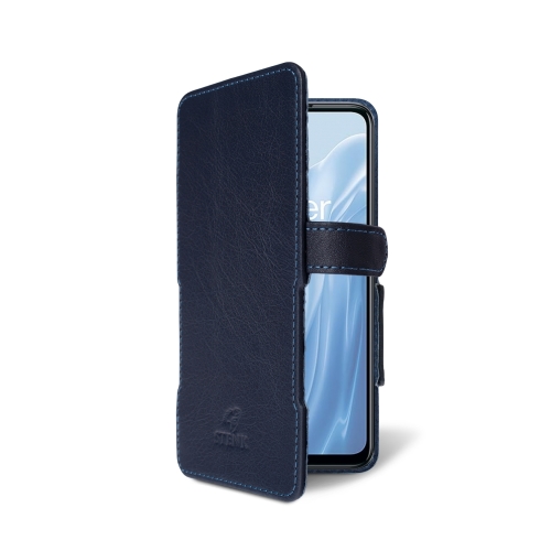 чехол-книжка на OnePlus Nord N300 Синий  Prime фото 2