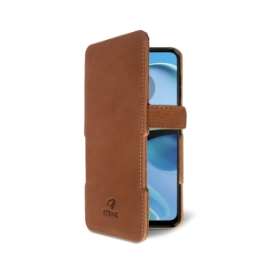 Чехол книжка Stenk Prime для Motorola Moto G14 Camel