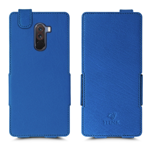 чехол-флип на Xiaomi Pocophone F1 Ярко-синий Stenk Prime фото 1