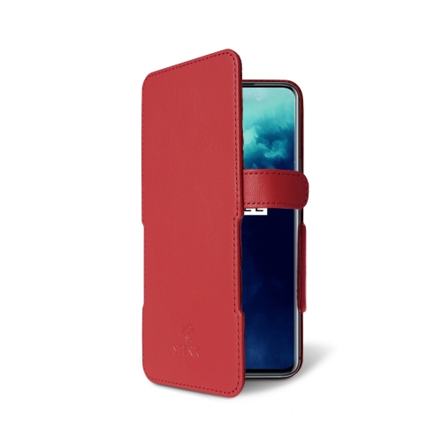 Чехол книжка Stenk Prime для OnePlus 7T Pro Красный