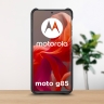 Кожаная накладка Stenk WoodBacker для Motorola Moto G85 Черный
