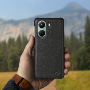 Шкіряна накладка Stenk Cover для Xiaomi Poco X7 Pro Чорний