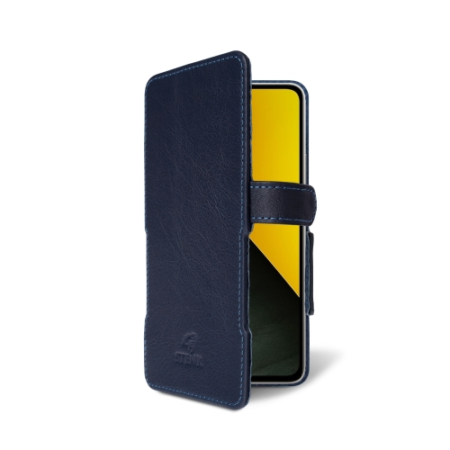 чехол-книжка на Xiaomi Poco M7 Pro 5G Синий  Prime фото 2
