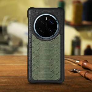 Накладка Stenk ExBacker Python Scales для Honor Magic7 Pro Оливковый