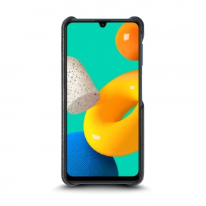 Шкіряна накладка Cover для Samsung Galaxy M32 Чорна