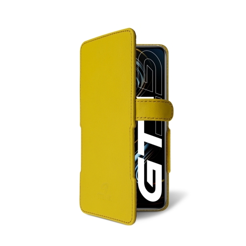 чехол-книжка на Realme GT 5G Желтый Stenk Prime фото 2