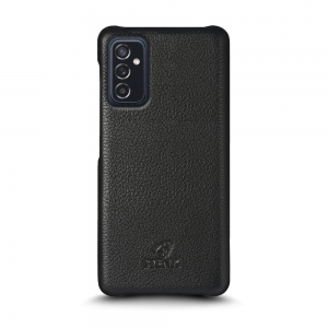 Кожаная накладка Stenk Cover для Samsung Galaxy M52 5G Чёрная