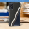 Шкіряна накладка Stenk Cover для Samsung Galaxy M52 5G Чорна