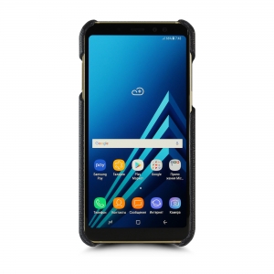 Шкіряна накладка Stenk Cover для Samsung Galaxy A8 Plus (2018)