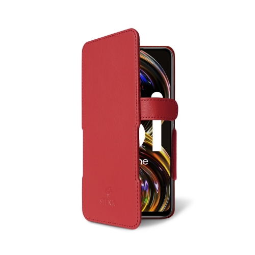 чехол-книжка на Realme 8i Красный Stenk Prime фото 2