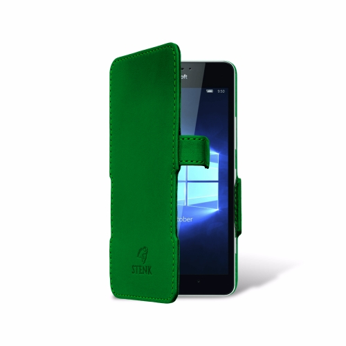 чохол-книжка на Microsoft Lumia 950 Зелений Stenk Сняты с производства фото 2