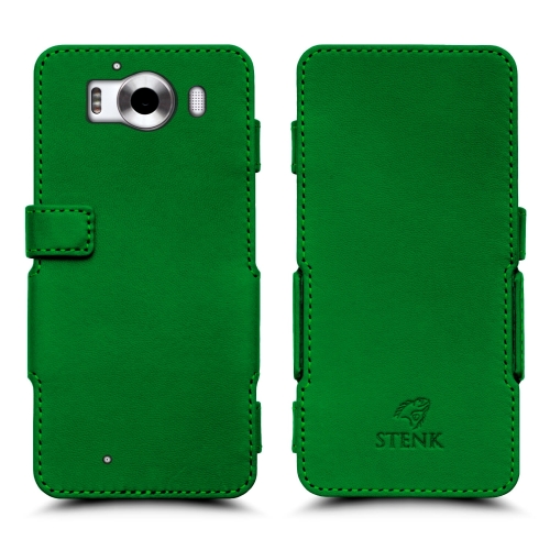 чохол-книжка на Microsoft Lumia 950 Зелений Stenk Сняты с производства фото 1