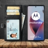 Чехол книжка Stenk Premium Wallet для Motorola Edge 30 Ultra Чёрный
