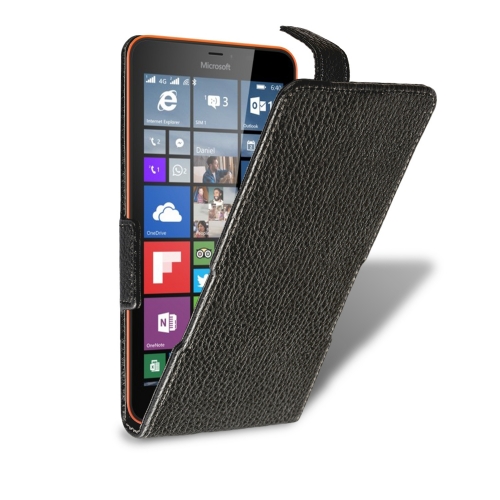 чохол-фліп на Microsoft Lumia 640 XL DS Чорний Liberty Сняты с производства фото 2