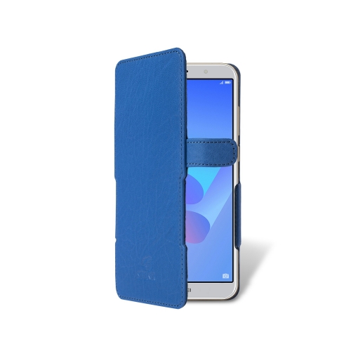 чохол-книжка на Huawei Y6 (2018) Яскраво-синій Stenk Prime фото 2