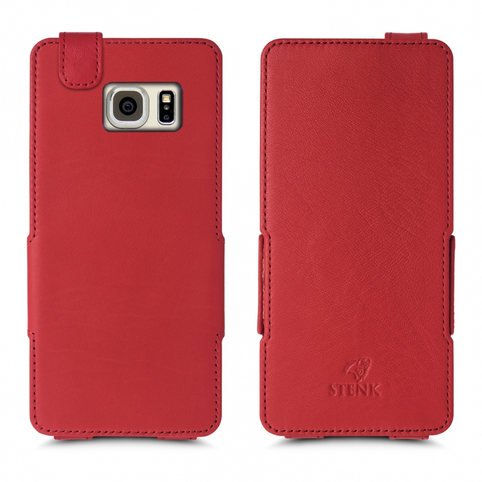 

Чехол флип Stenk Prime для Samsung Galaxy S6 Edge Красный