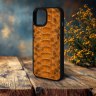 Накладка SkinBacker Python Scales для Apple iPhone 15 Plus Коричневий