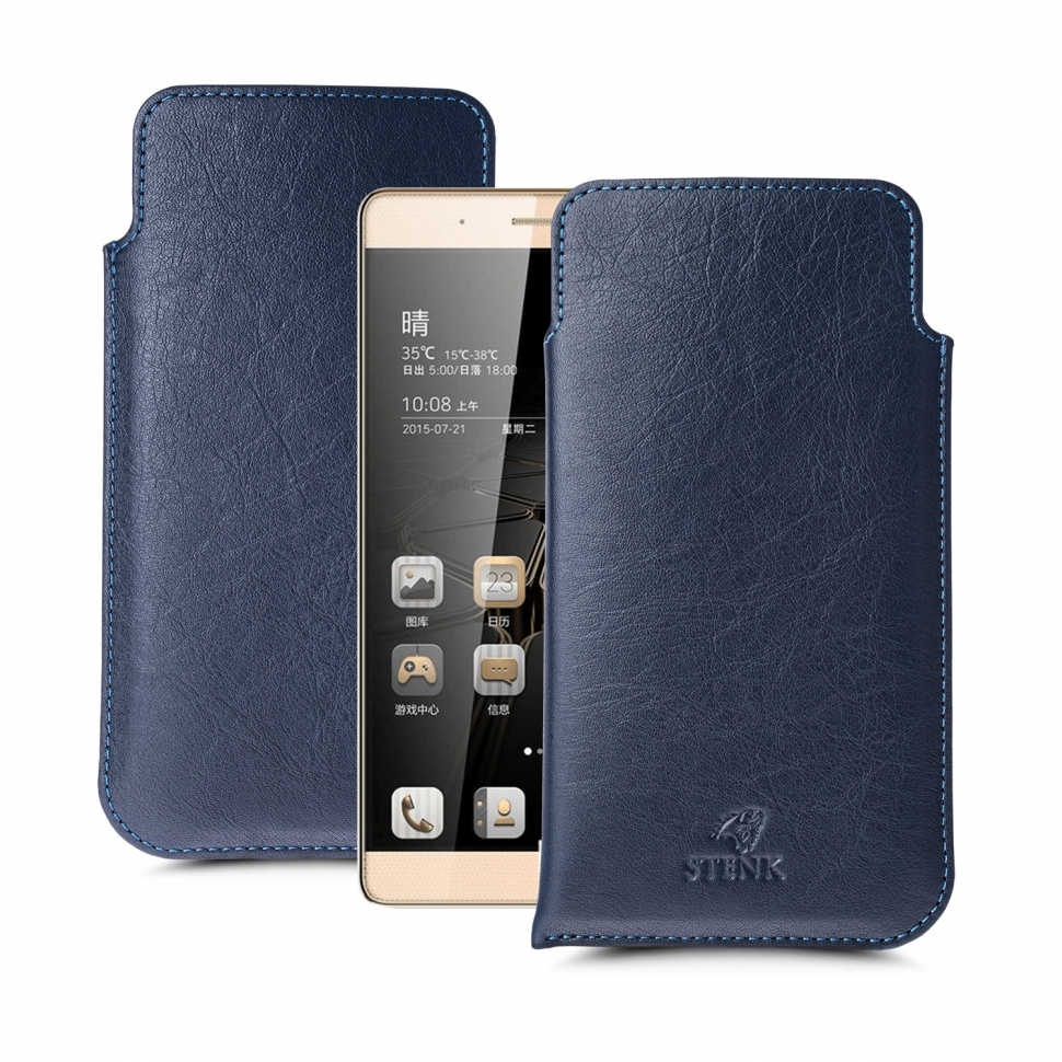 

Футляр Stenk Elegance для ZTE Axon Max Синий