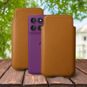 Футляр Stenk Sportage для Motorola Edge 60 Pro Camel