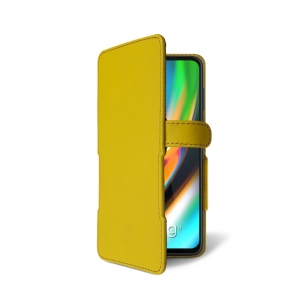 Чохол книжка Stenk Prime для Motorola Moto G9 Plus Жовтий