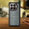 Шкіряна накладка Stenk ExBacker Python Scales для Xiaomi 15T Pro Сірий Шкіряна накладка Stenk ExBacker Python Scales для Xiaomi 15T Pro Сірий