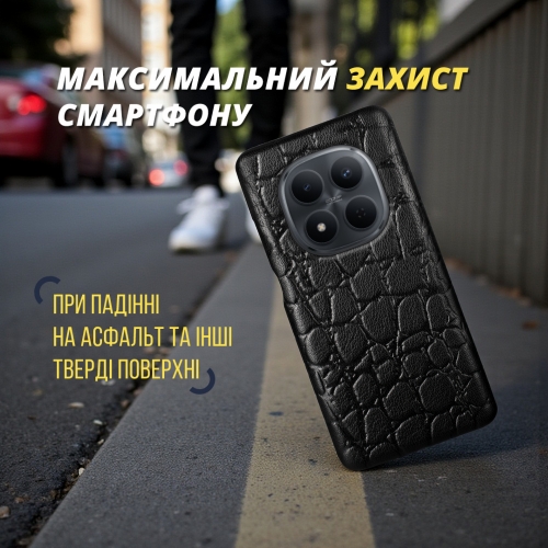 бампер на Xiaomi Redmi Note 15 Pro 5G Чорний Stenk Reptile фото 4