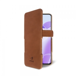 Чехол книжка Stenk Prime для OnePlus 9RT Camel