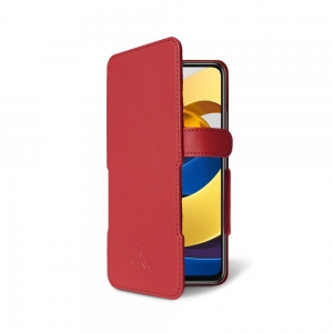 Чехол книжка Stenk Prime для Xiaomi Poco M4 Pro 5G Красный