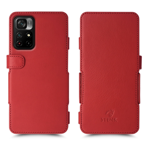 чехол-книжка на Xiaomi Poco M4 Pro 5G Красный Stenk Prime фото 1