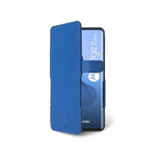 чехол-книжка на Motorola Edge 30 Fusion Ярко-синий  Prime фото 2