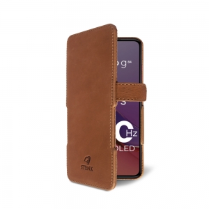 Чехол книжка Stenk Prime для Motorola Moto G84 Camel