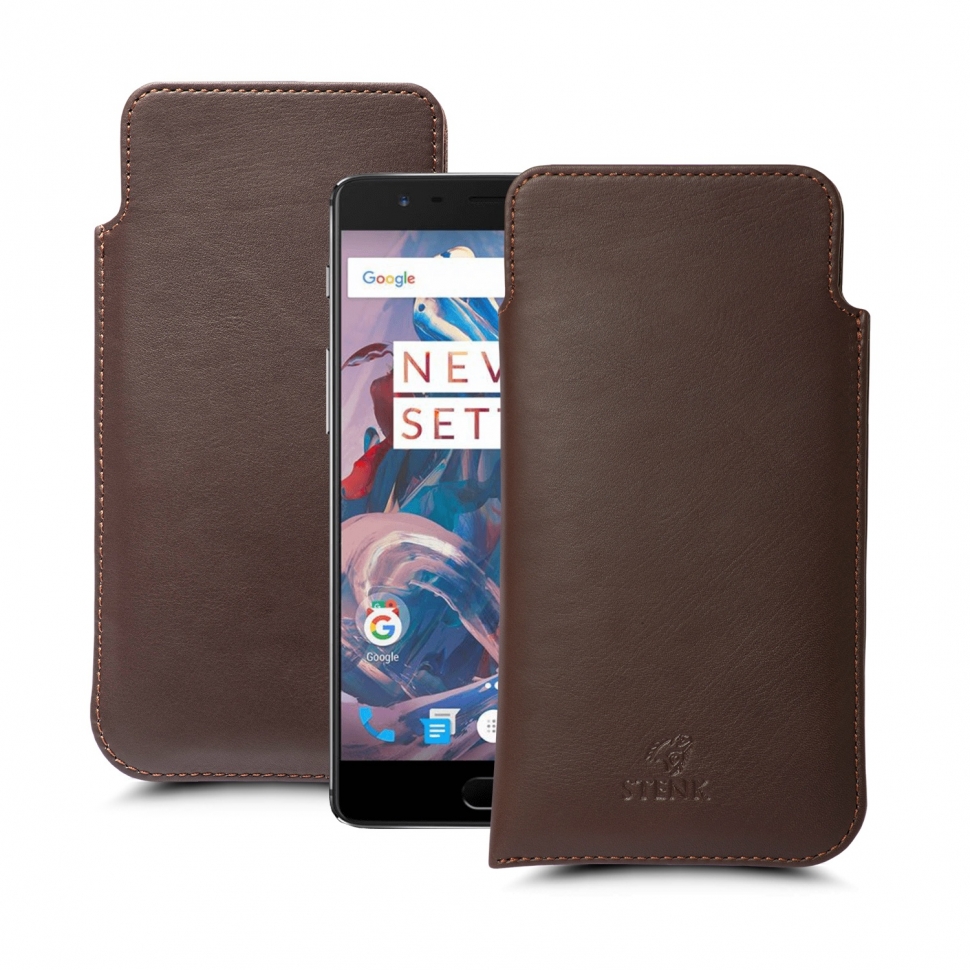 

Футляр Stenk Elegance для OnePlus 3 Коричневый