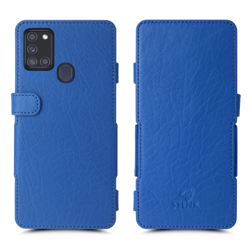 чехол-книжка на Samsung Galaxy A21s Ярко-синий Stenk Prime фото 1