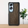 Кожаная накладка Stenk WoodBacker для OPPO A60 Черный