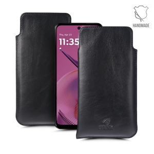 Футляр Stenk Elegance для Motorola Moto G55 Чёрный