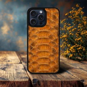 Накладка SkinBacker Python Scales для Apple iPhone 15 Pro Max Коричневий