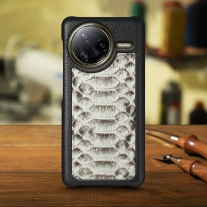 Накладка Stenk ExBacker Python Scales для Xiaomi Poco F7 Ultra Натуральний