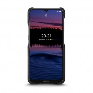 Шкіряна накладка Cover для Nokia G20 Чорна