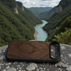 Накладка SkinBacker Wood для Apple iPhone 17 Air Американский орех
