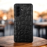 Шкіряна накладка Stenk Reptile Cover для Samsung Galaxy A37 Чорний