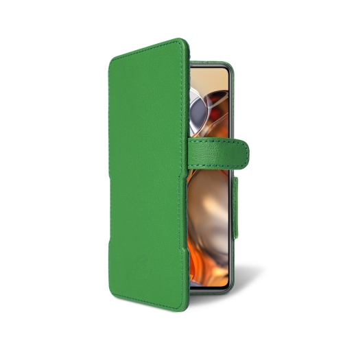 чехол-книжка на Xiaomi 11T Pro Зелёный Stenk Prime фото 2