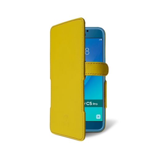 чохол-книжка на Samsung Galaxy C5 Pro Жовтий Stenk Сняты с производства фото 2