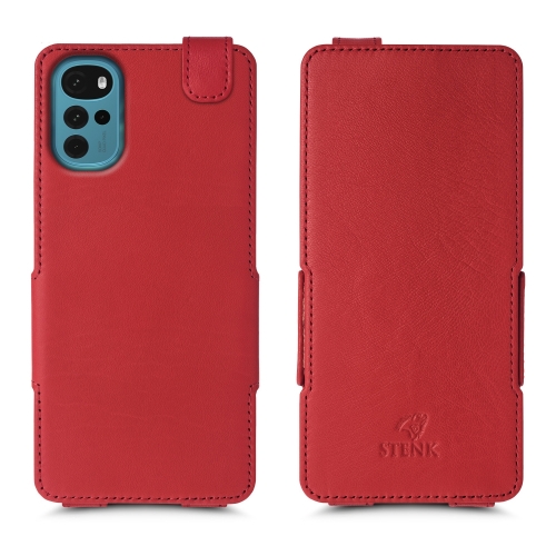 чехол-флип на Motorola Moto G22 Красный Stenk Prime фото 1
