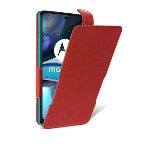 чехол-флип на Motorola Moto G22 Красный Stenk Prime фото 2
