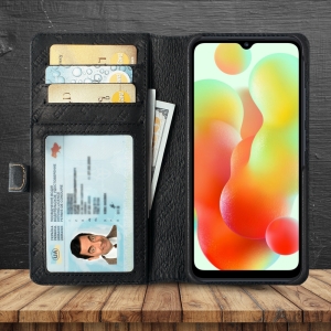 Чохол книжка Stenk Premium Wallet для Xiaomi Redmi 12C Чорний
