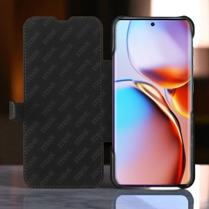 Чохол книжка Stenk Premium для Motorola Edge Plus (2023) Чорний