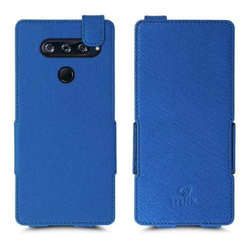 чохол-фліп на LG V40 ThinQ Яскраво-синій Stenk Prime фото 1