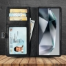 Чехол книжка Stenk Premium Wallet для Samsung Galaxy S24 Ultra Чёрный