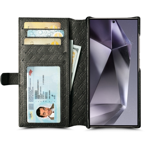 чехол-кошелек на Samsung Galaxy S24 Ultra Черный Stenk Premium Wallet фото 2