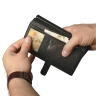 Чехол-портмоне Stenk Premium Wallet для Samsung Galaxy S24 Ultra Чёрный